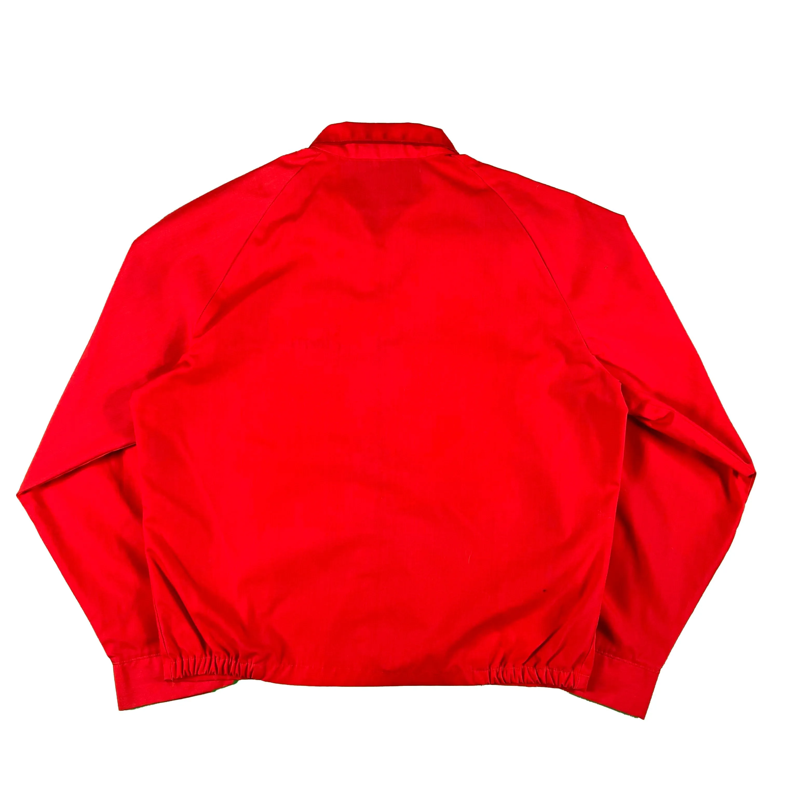 60s 'Tom' Boxy Red Harrington Jacket- M