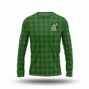 Acheson Irish Clan Tartan Long Sleeve T-Shirt with Coat of Arms