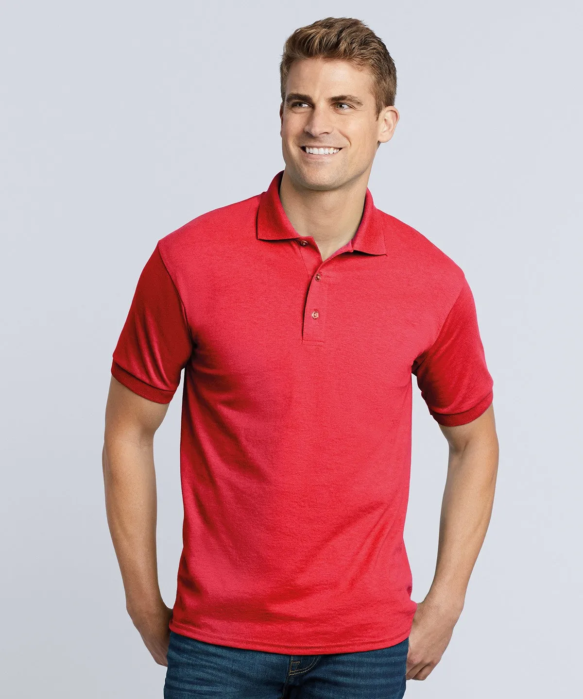 Adult Jersey Polo | DARK HEATHER