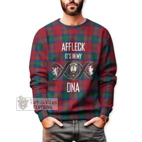 Affleck Tartan Sweatshirt with Family Crest DNA In Me Style