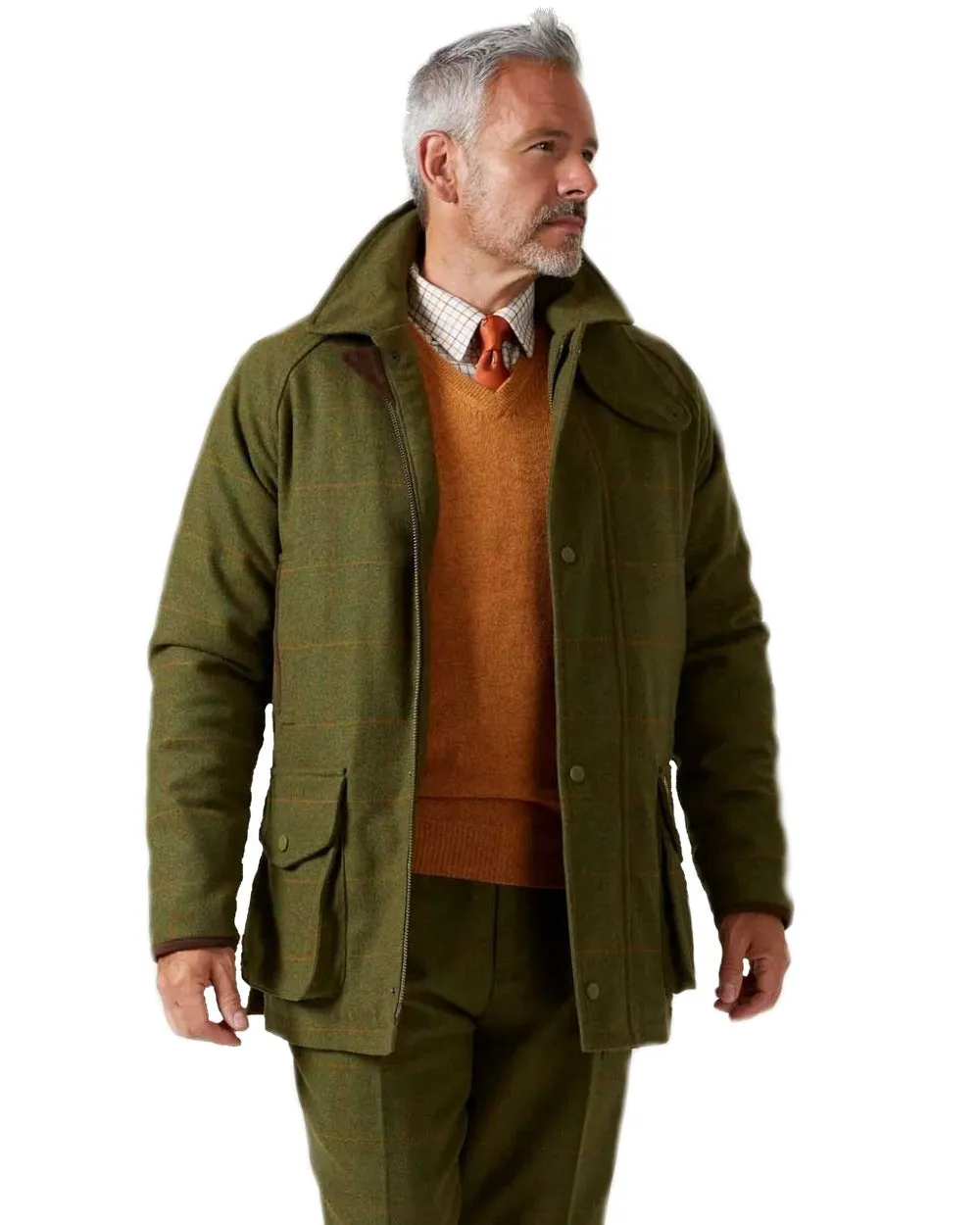 Alan Paine Combrook Tweed Waterproof Coat