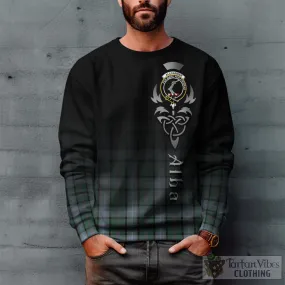 Alexander of Menstry Hunting Tartan Sweatshirt Featuring Alba Gu Brath Family Crest Celtic Inspired