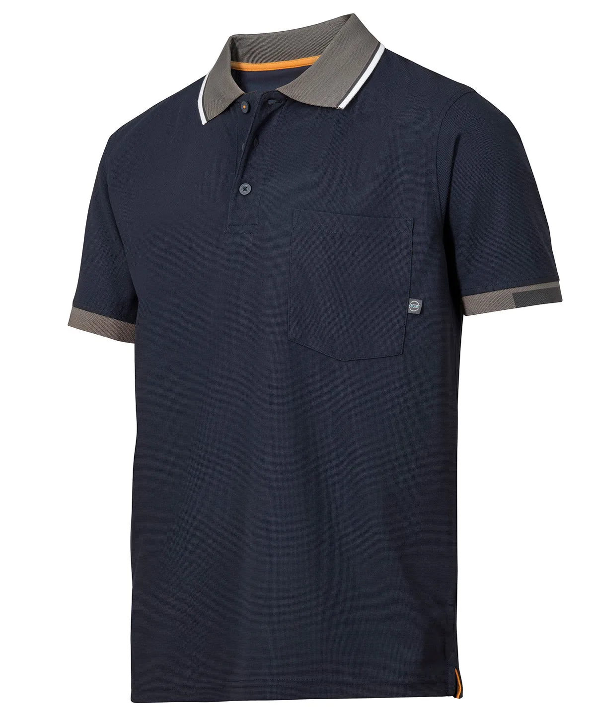 AllroundWork 375® Tech short sleeve polo shirt (2724) | Navy