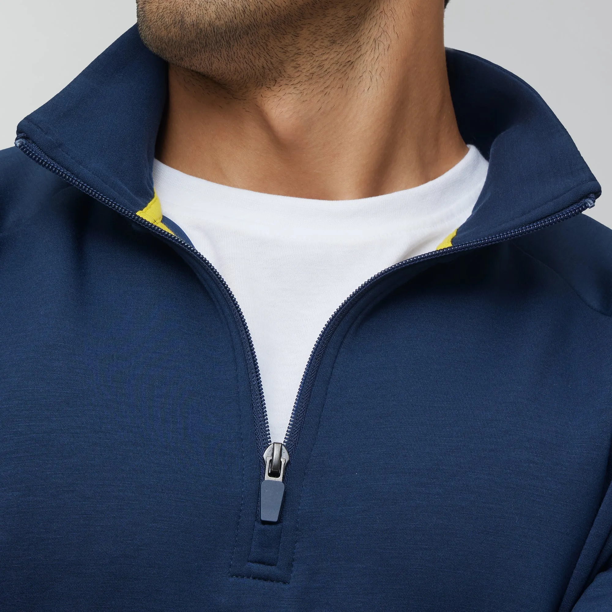 Alpha Half Zip Sweatshirt Midnight Blue