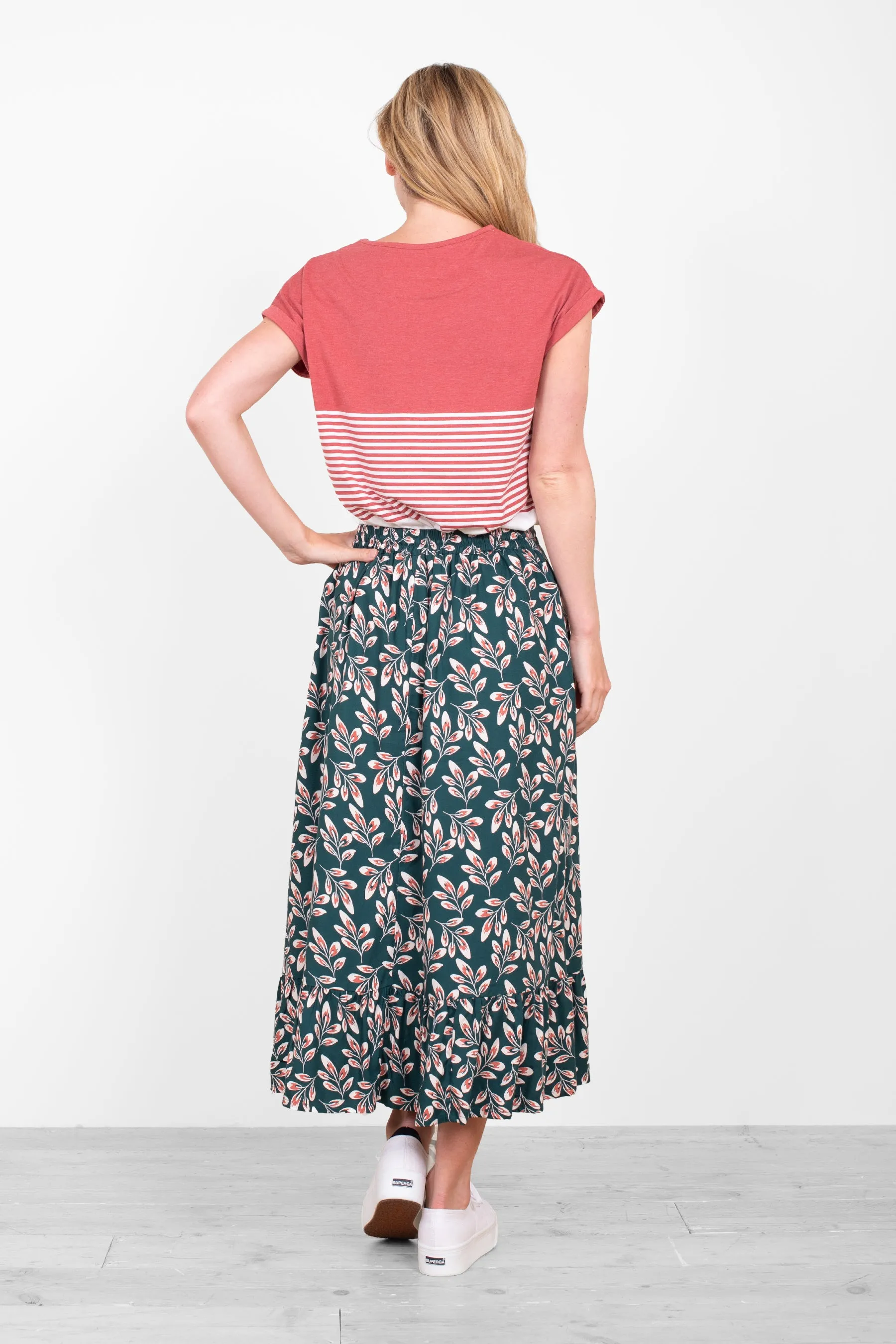 Autumn Breeze Midaxi Skirt