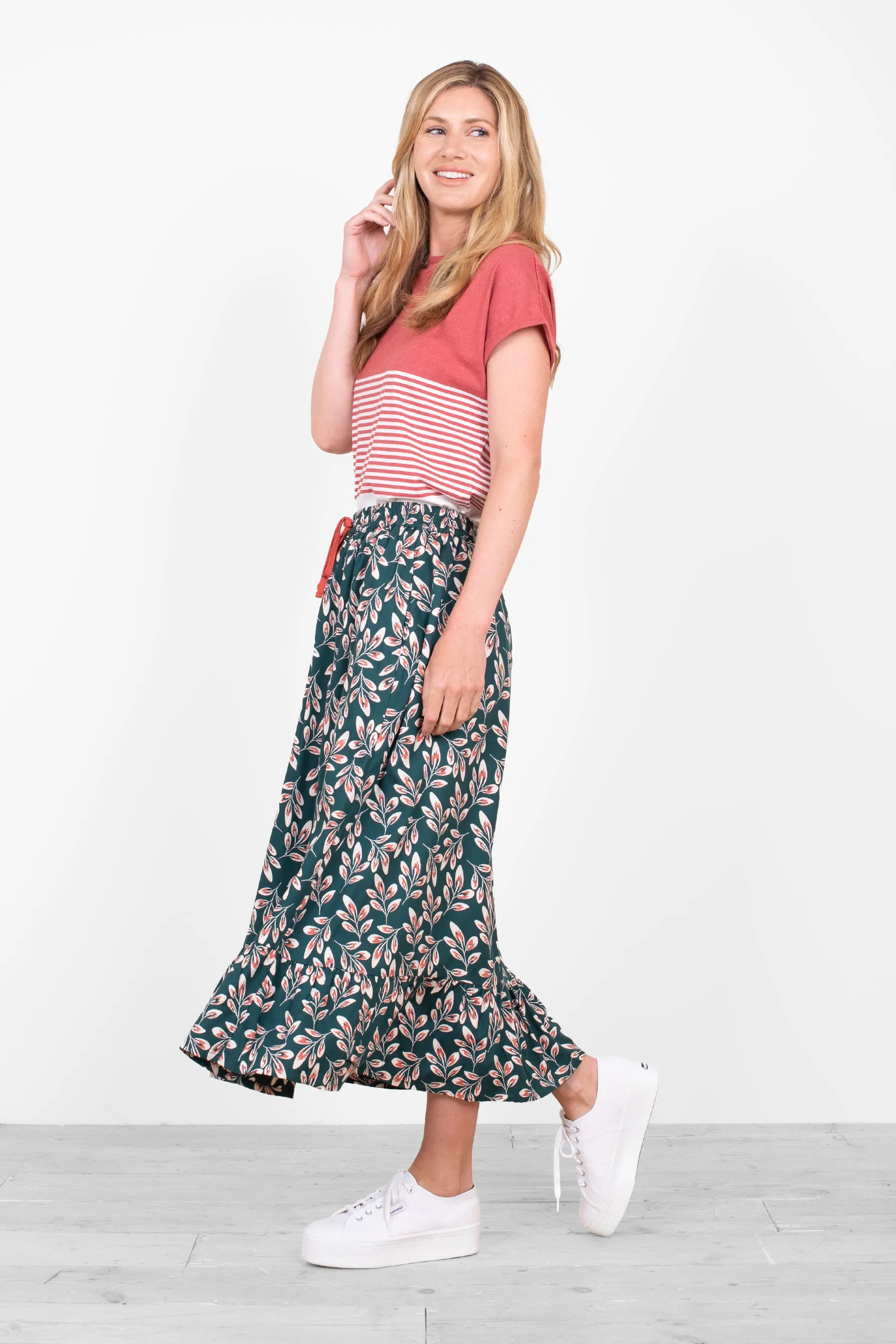 Autumn Breeze Midaxi Skirt