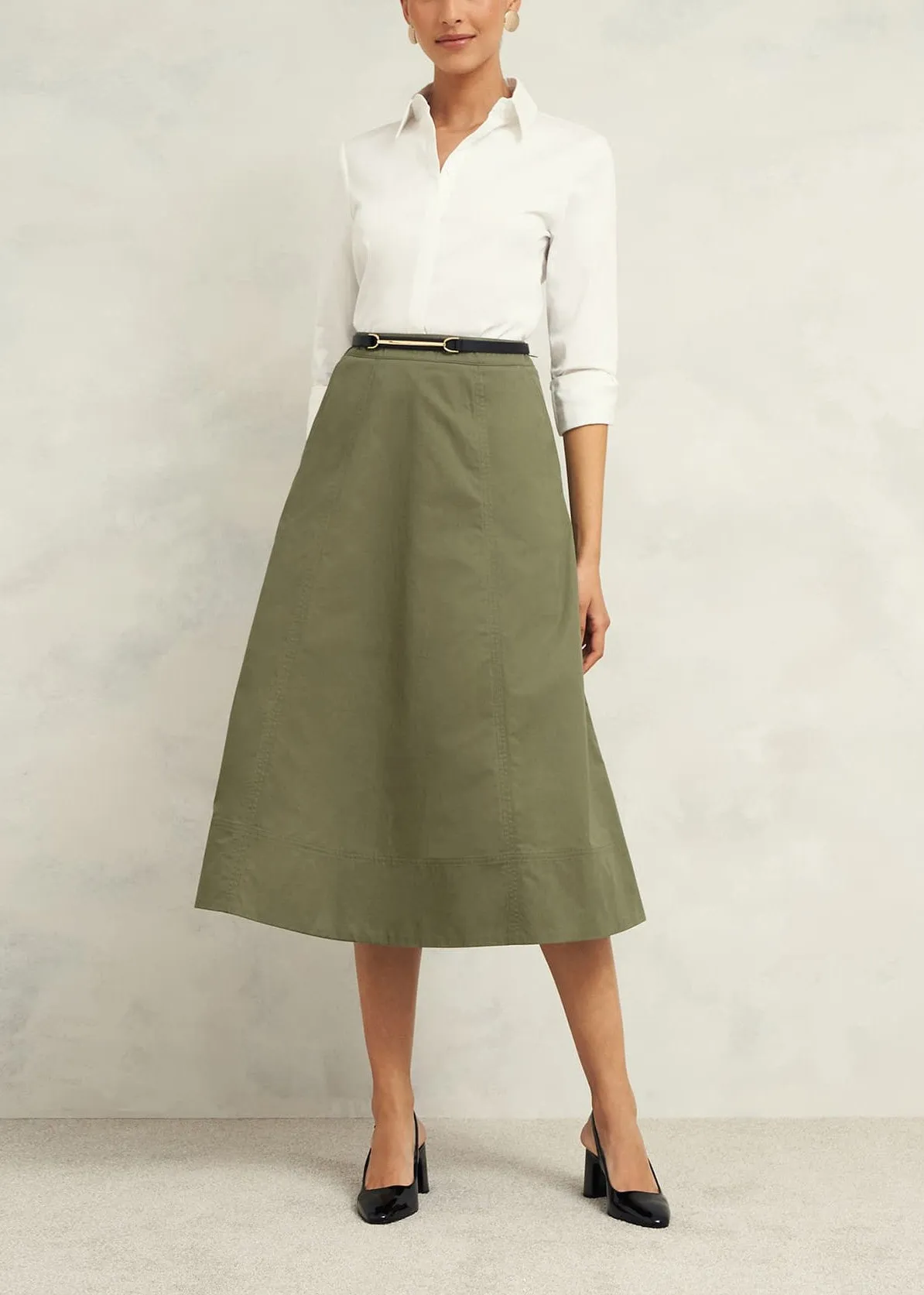 Avril Skirt 0224/7669/1144l00 Sage-Green