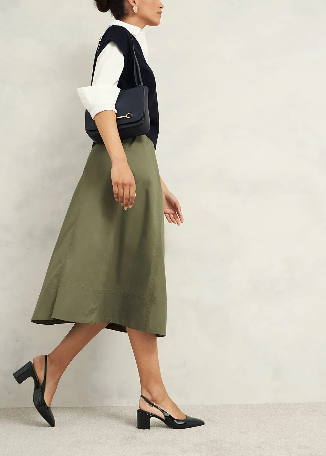 Avril Skirt 0224/7669/1144l00 Sage-Green