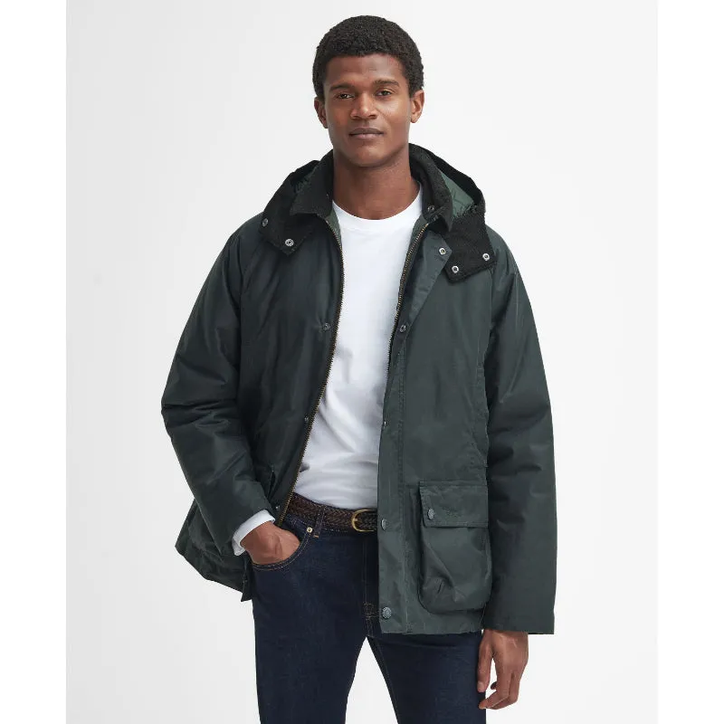 Barbour Modern Beaufort Mens Wax Jacket - Sage