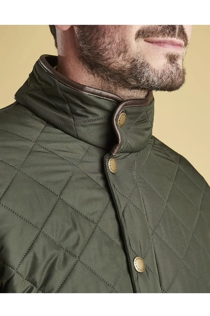 Barbour Powell-just £169-Mens Quilted jacket -Sage/Olive-MQU0281GN72