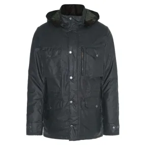 Barbour Winter Sapper Waxed Mens Jacket - Sage/Greenloch Tartan