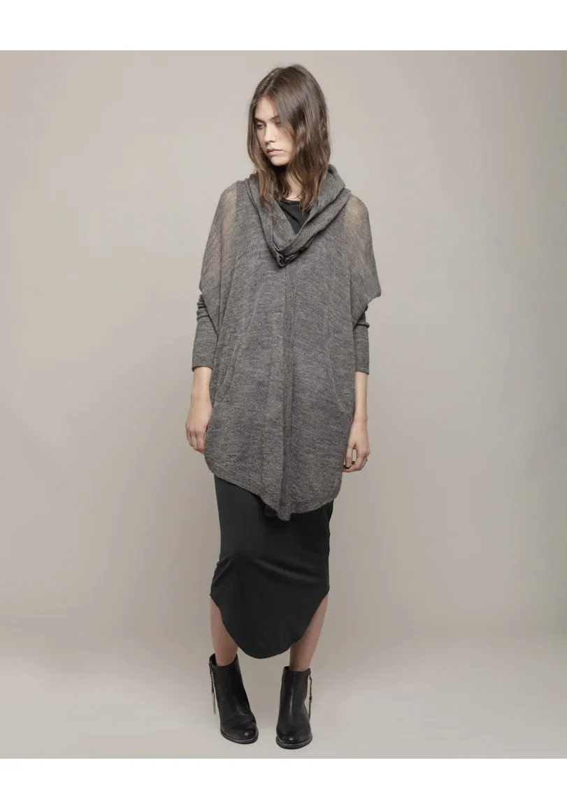 Bare Boucl‚ Hooded Poncho