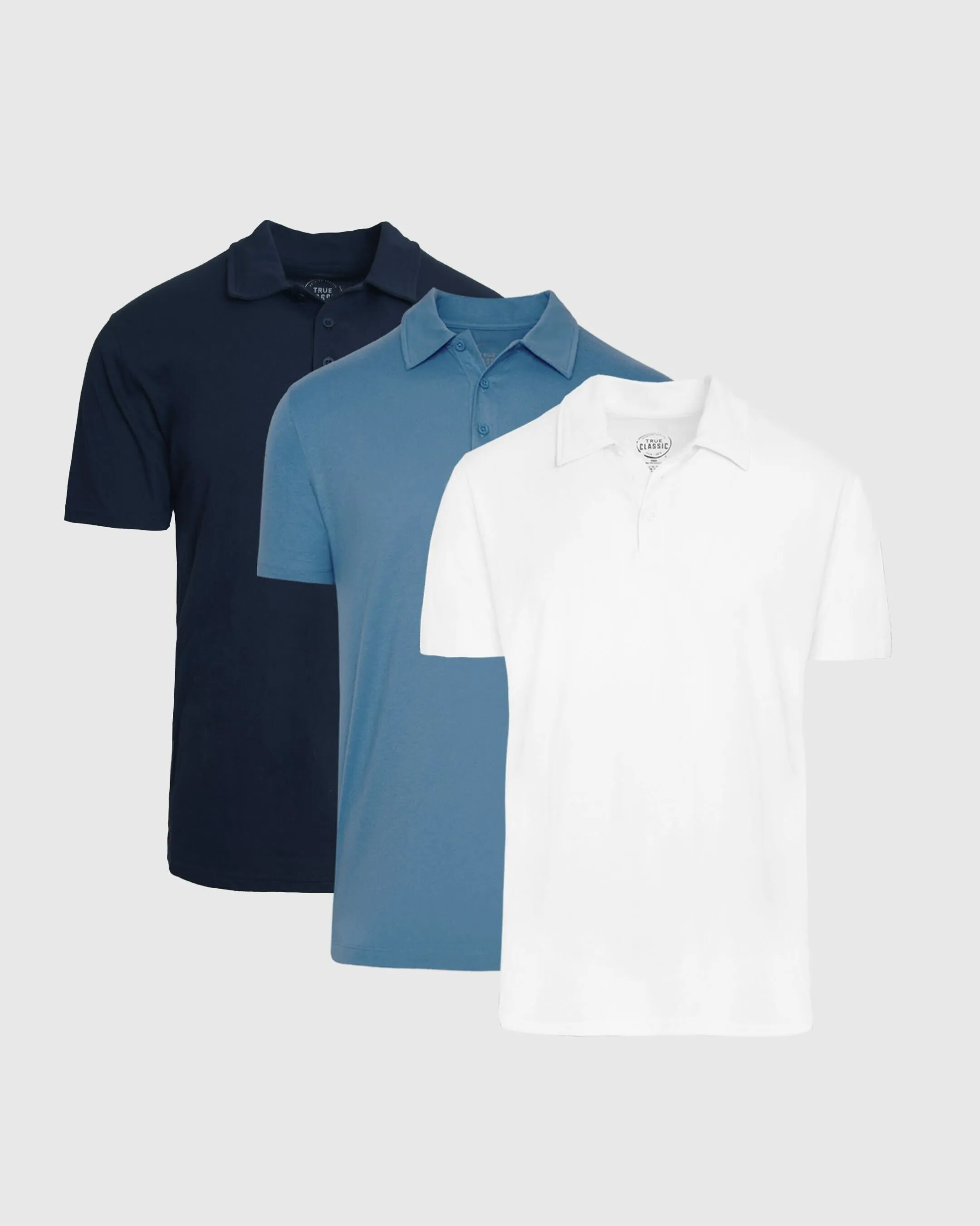 Basic Short Sleeve Polo 3-Pack