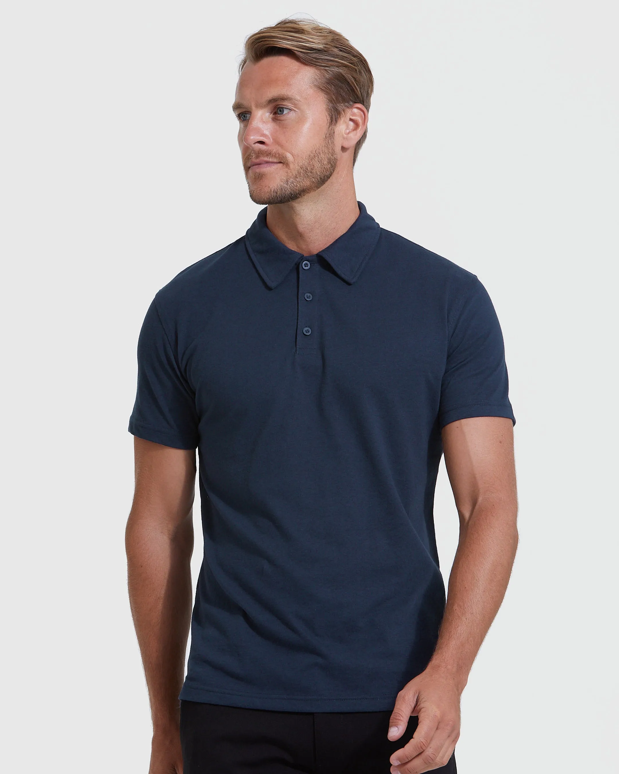 Basic Short Sleeve Polo 3-Pack