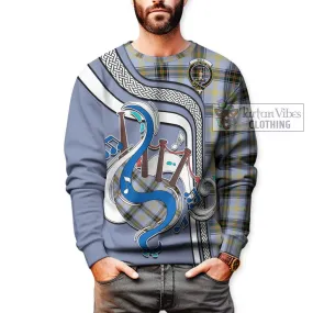 Bell of the Borders Tartan Sweatshirt with Epic Bagpipe Style