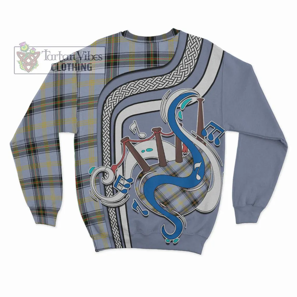 Bell of the Borders Tartan Sweatshirt with Epic Bagpipe Style