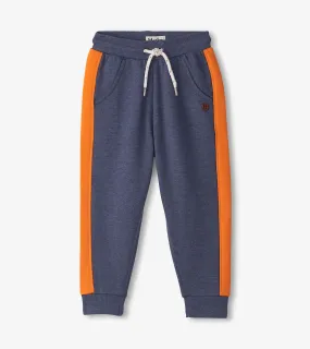 Boys Orange Stripe Pants