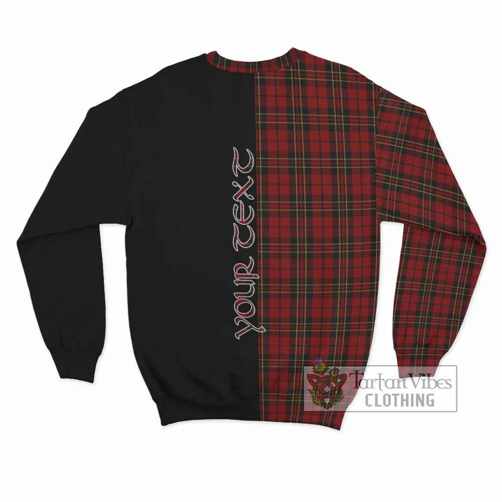 Brodie Tartan Sweatshirt with Family Crest and Half Of Me Style