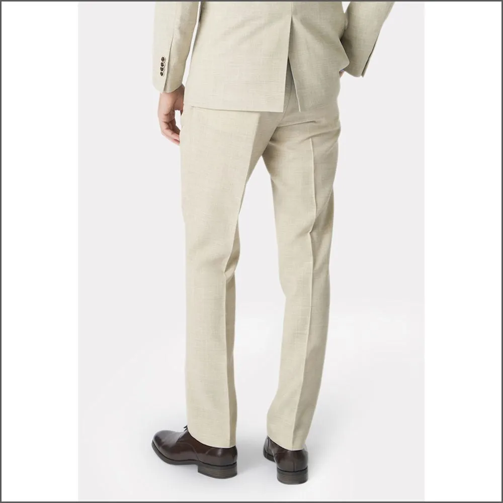 Brook Taverner Constable Tailored Fit Natural Linen Mix Jacket.--