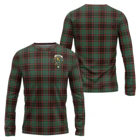 Buchan Ancient Tartan Long Sleeve T-Shirt with Family Crest