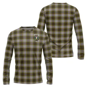 Buchanan Dress Tartan Long Sleeve T-Shirt with Family Crest