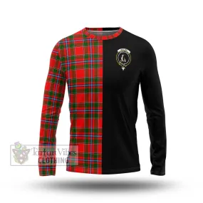 Butter Tartan Long Sleeve T-Shirt with Family Crest and Half Of Me Style