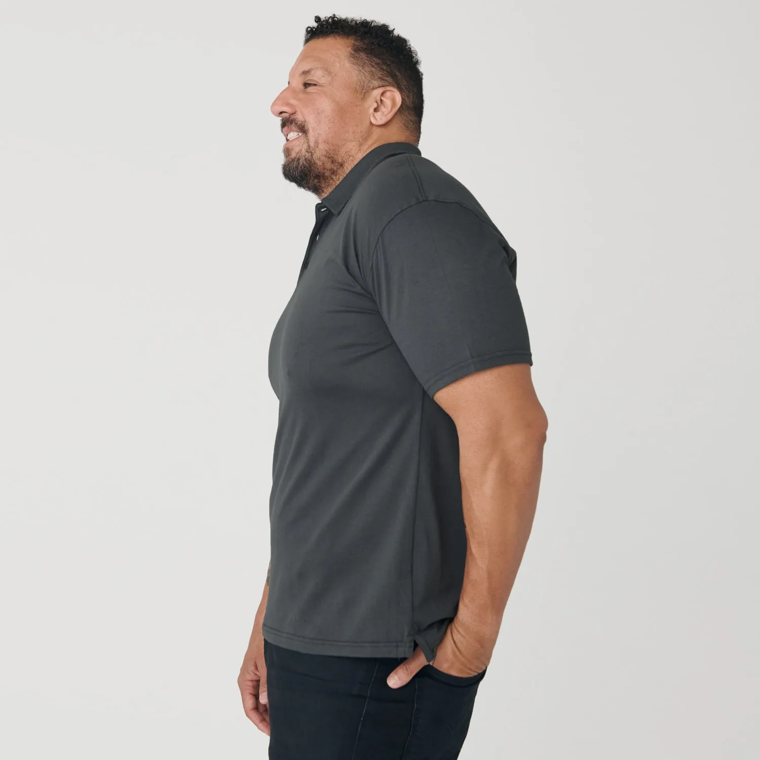 Carbon Short Sleeve Polo