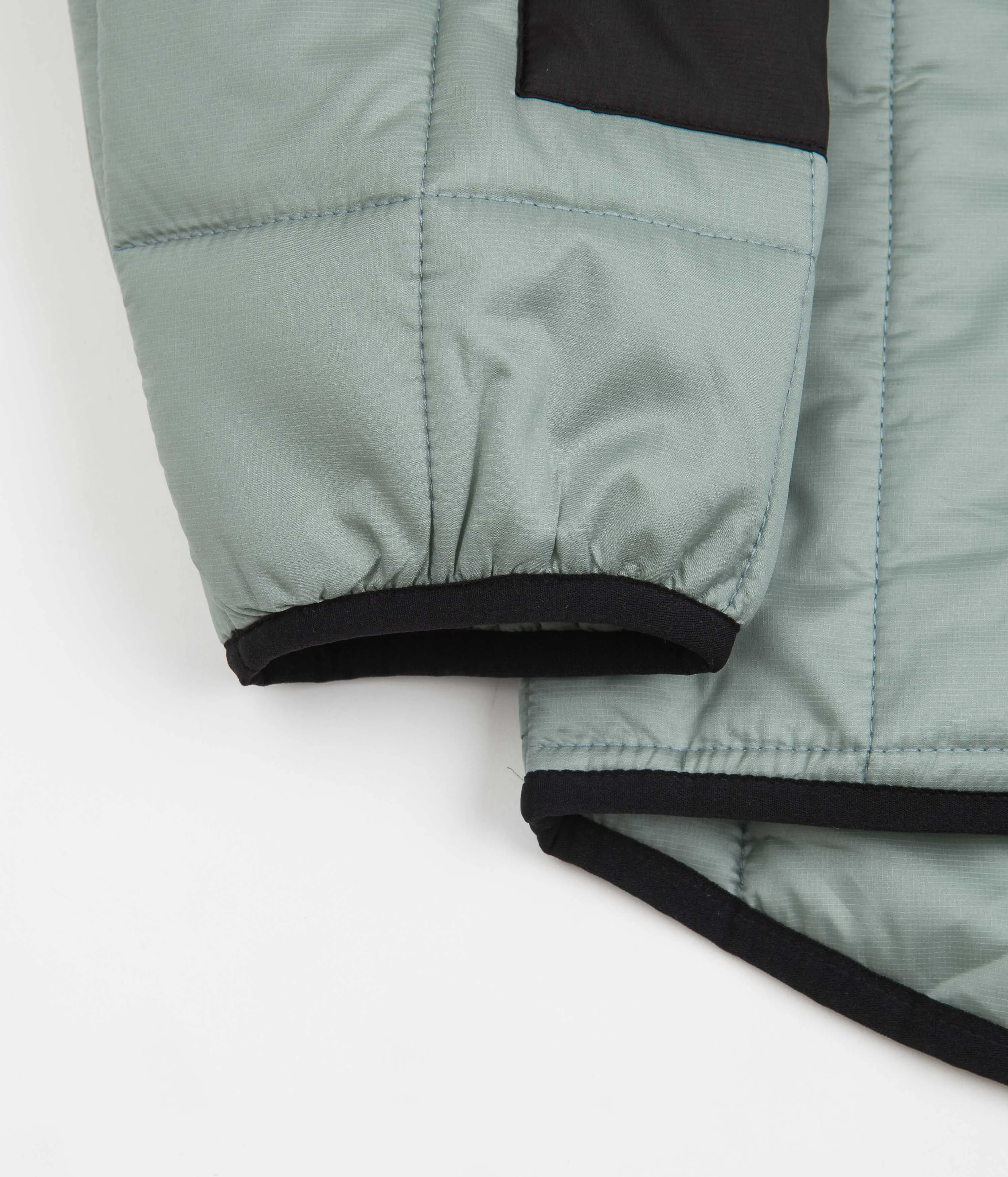 Carrier Goods Quilted Zip Through Jacket - Sage