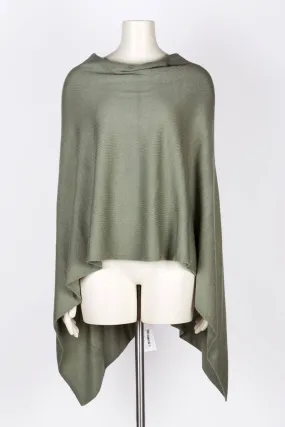 Cashmere Poncho Sage