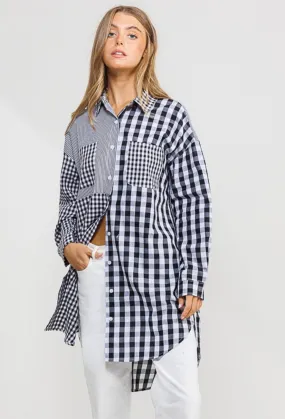 “Checkmate” Collared Shirt