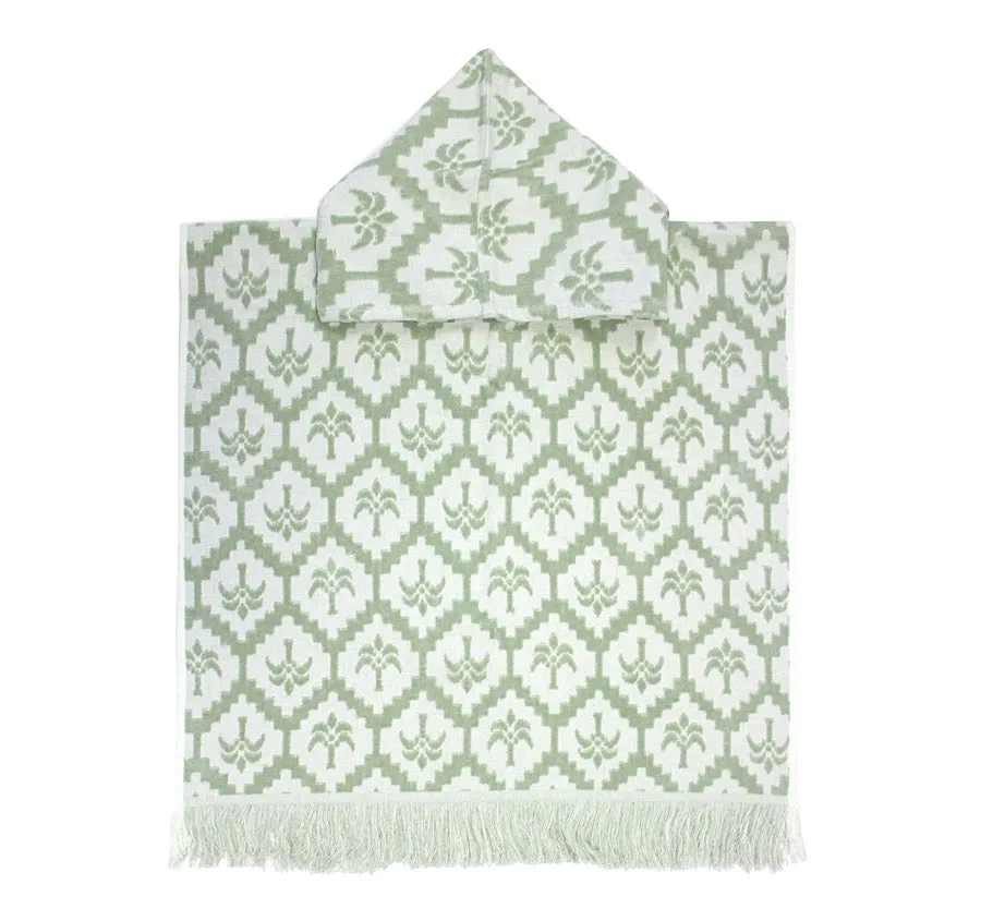 Cocos Kids Poncho Sage