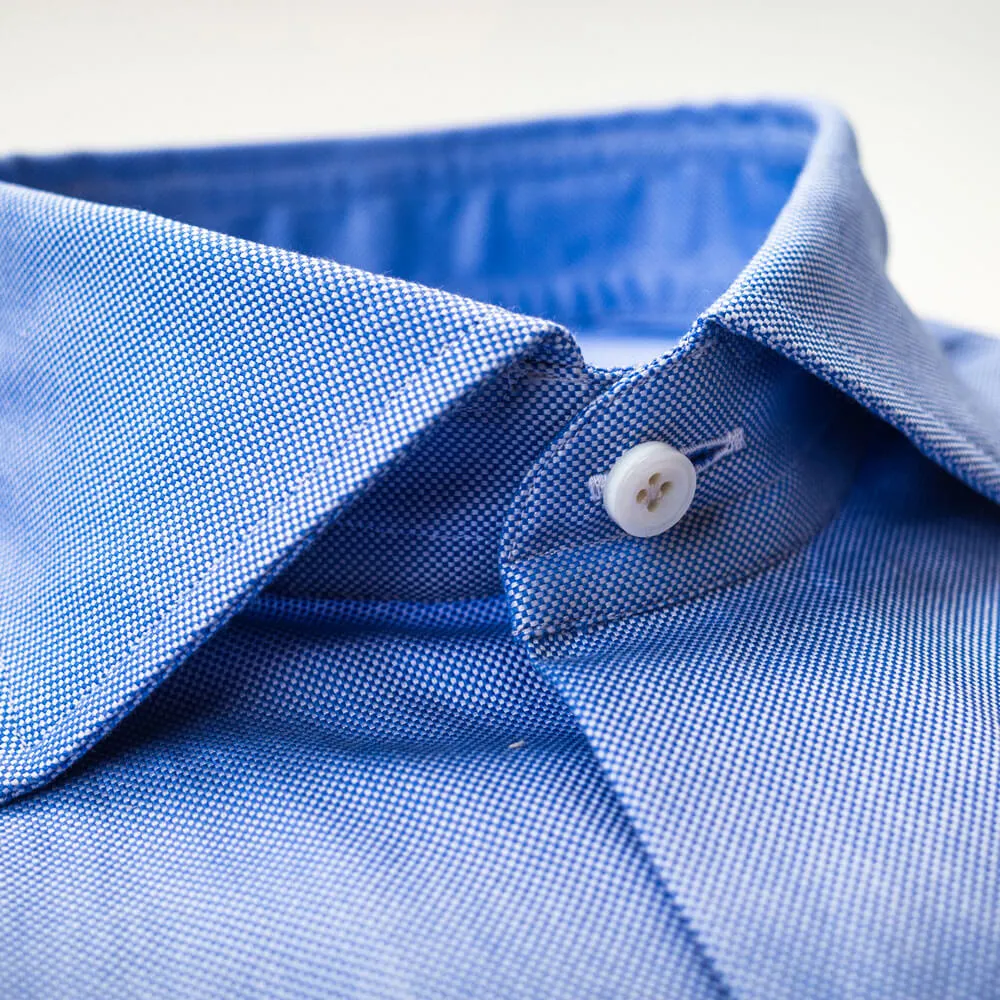 Cotton Oxford Dress Shirt - Sky Blue