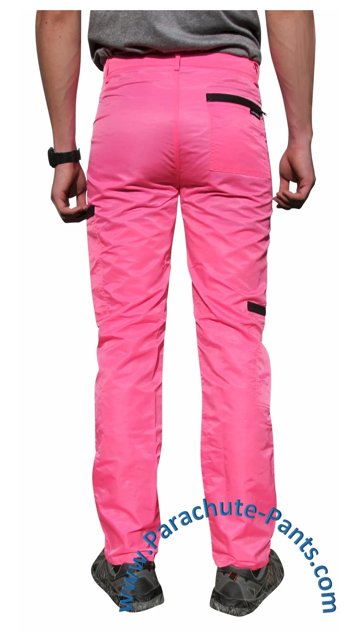 Countdown Classic Neon Pink Classic Nylon Parachute Pants