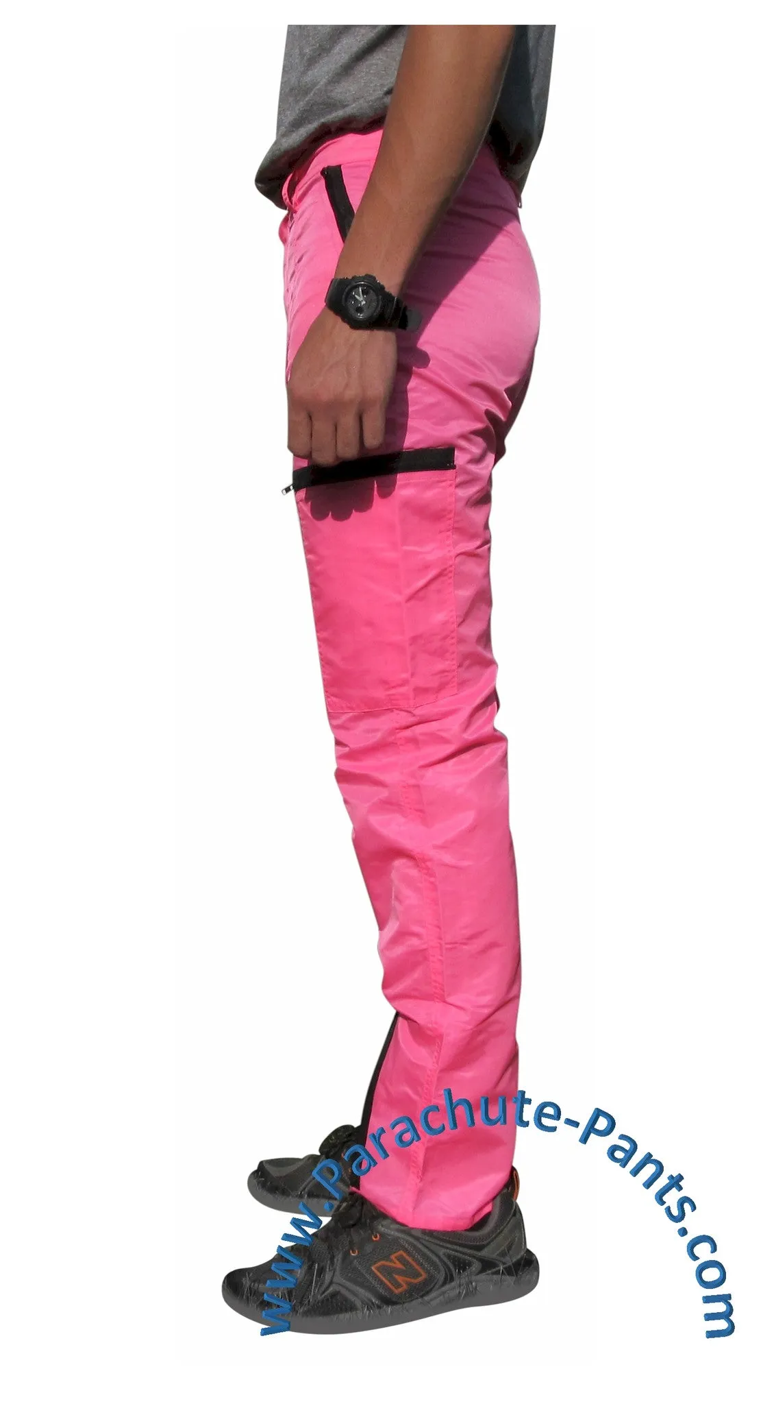 Countdown Classic Neon Pink Classic Nylon Parachute Pants