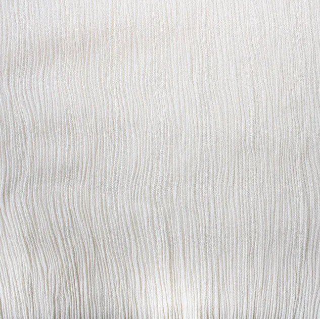 Crinkle Crepe Viscose - Cream