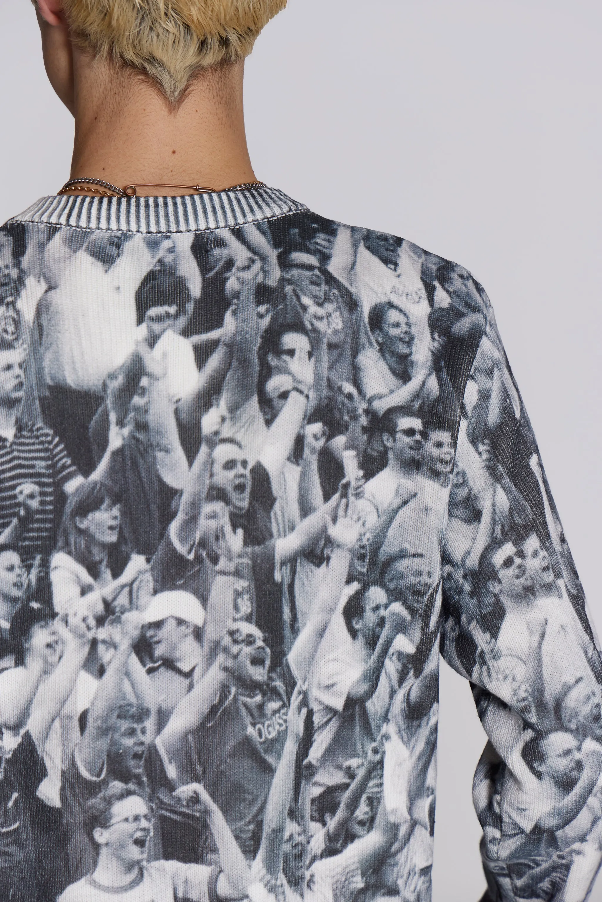 Crowd Print Jumper