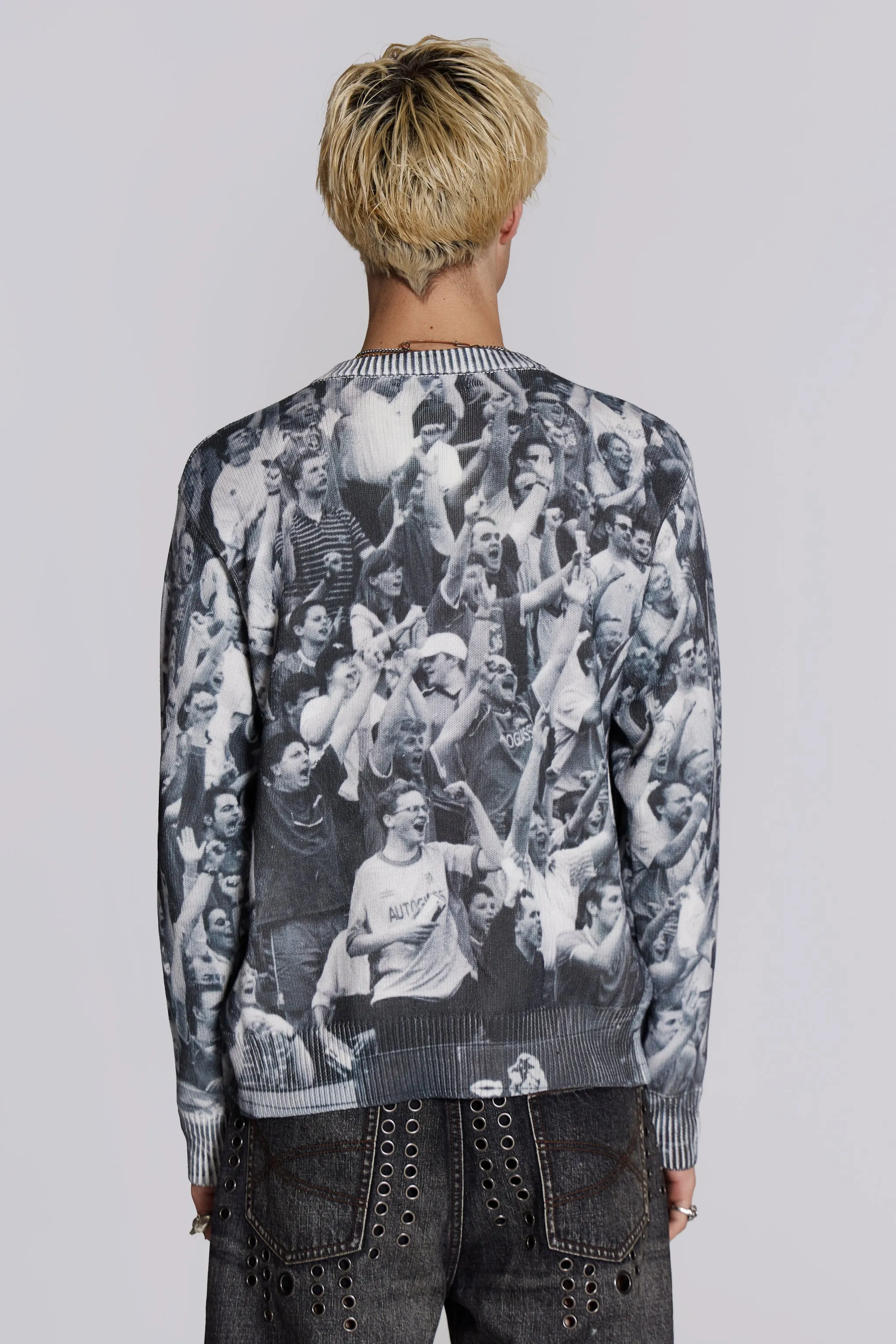 Crowd Print Jumper