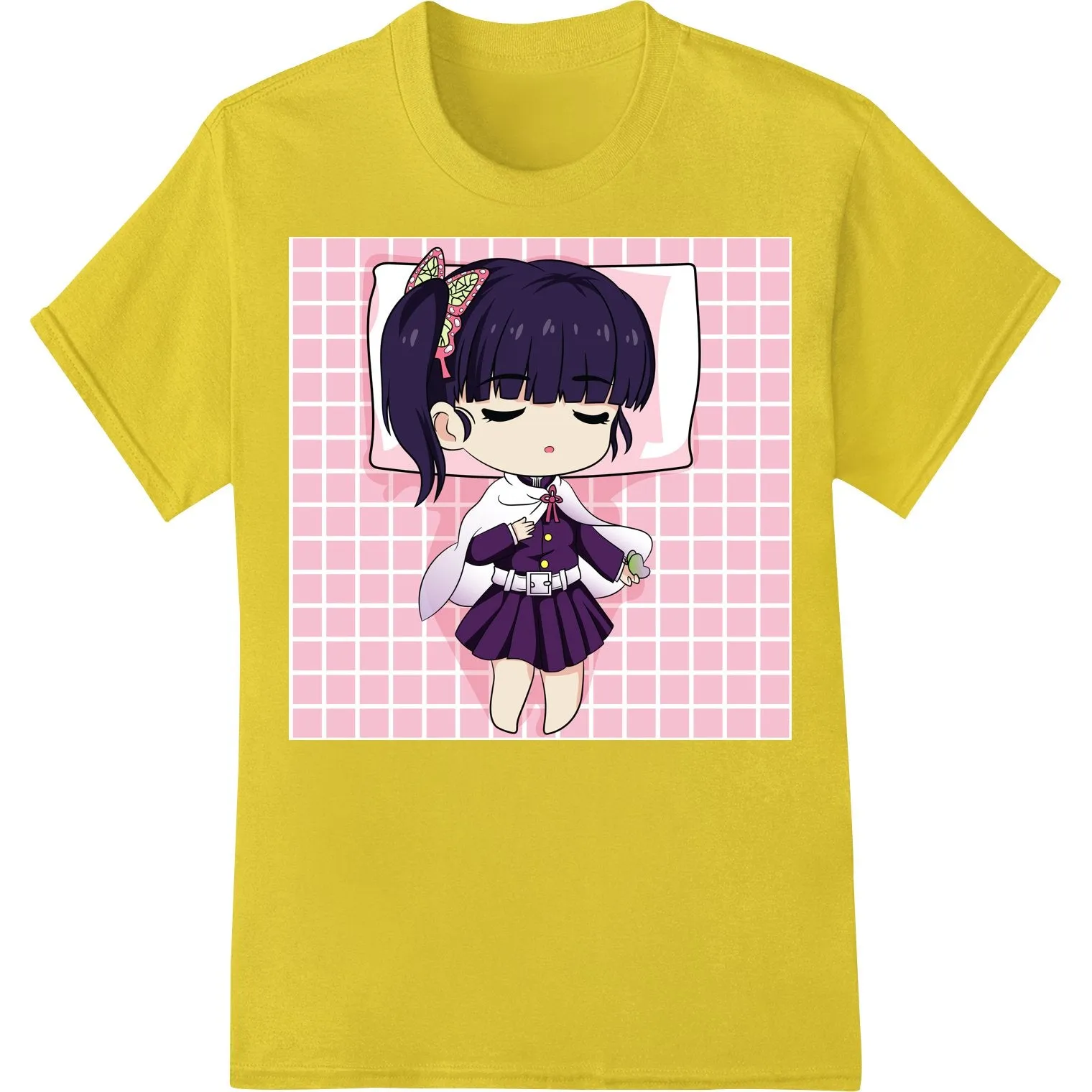 Cute Anime Girl in Purple Outfit DTF Print Heat Transfer