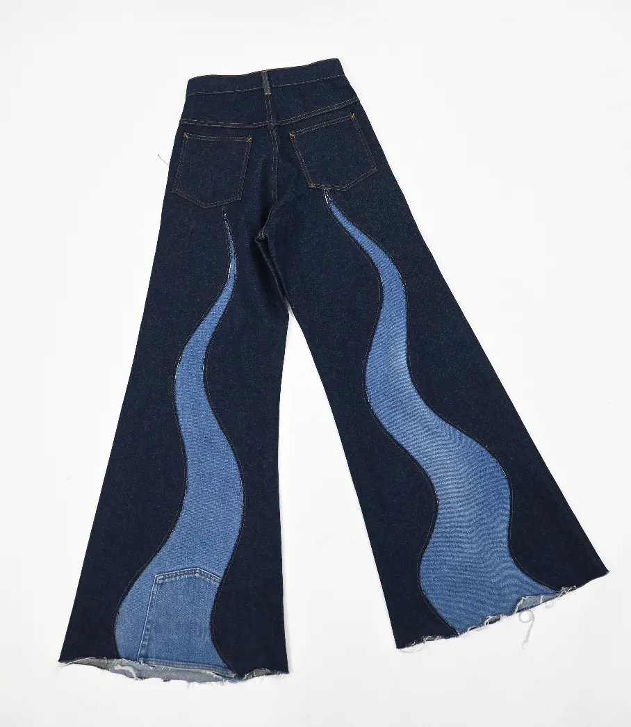 Dark Blue Groovy Pants