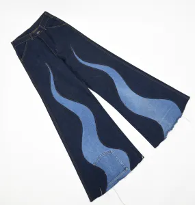 Dark Blue Groovy Pants