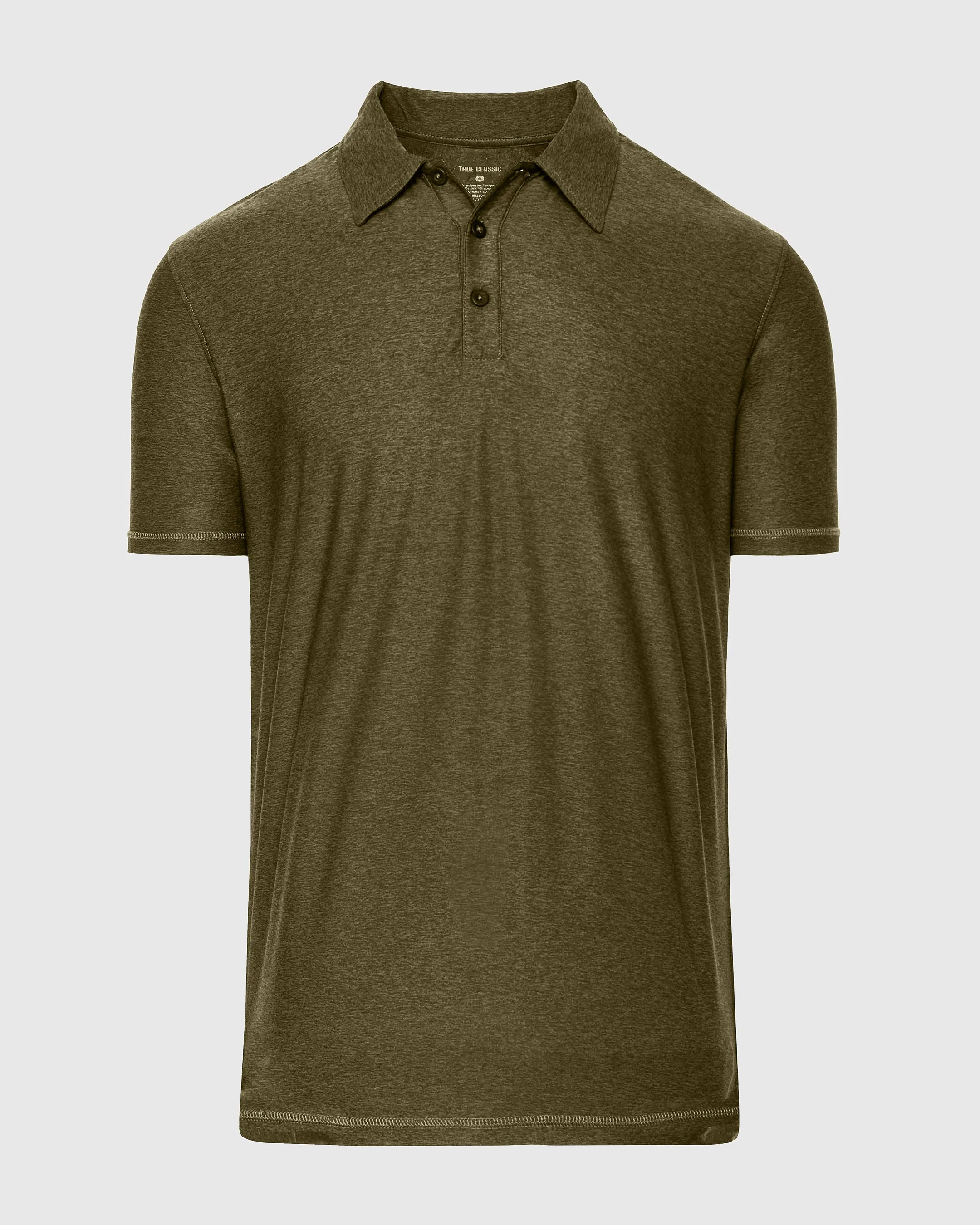 Dark Heather Pear Active Polo