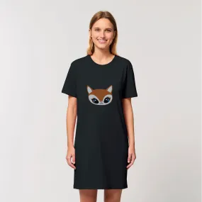 Deer Head Organic T-Shirt Dress