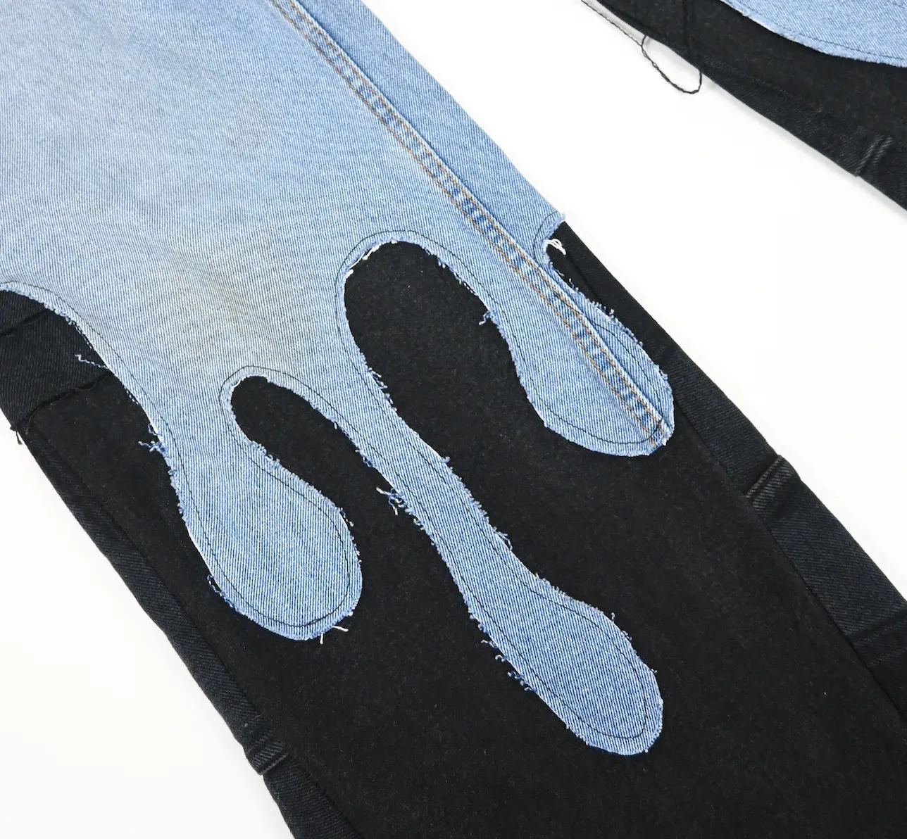 Denim Drip Pants (34" Waist)