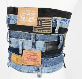 Denim Waist Band Corset (XS/S)