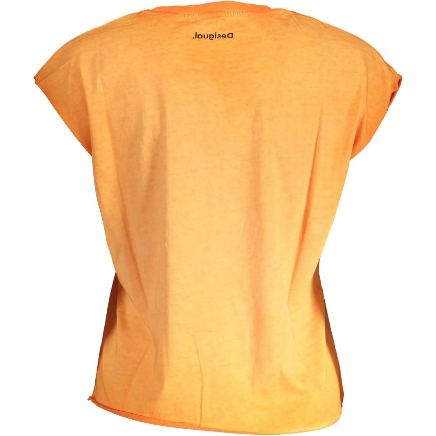 Desigual Orange Cotton Women Top