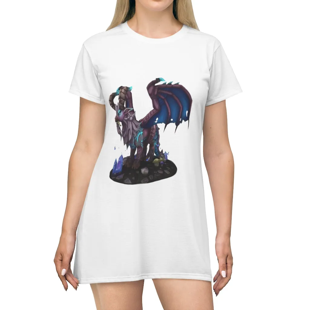 Deviant Dungeon Lurker All Over Print T-Shirt Dress