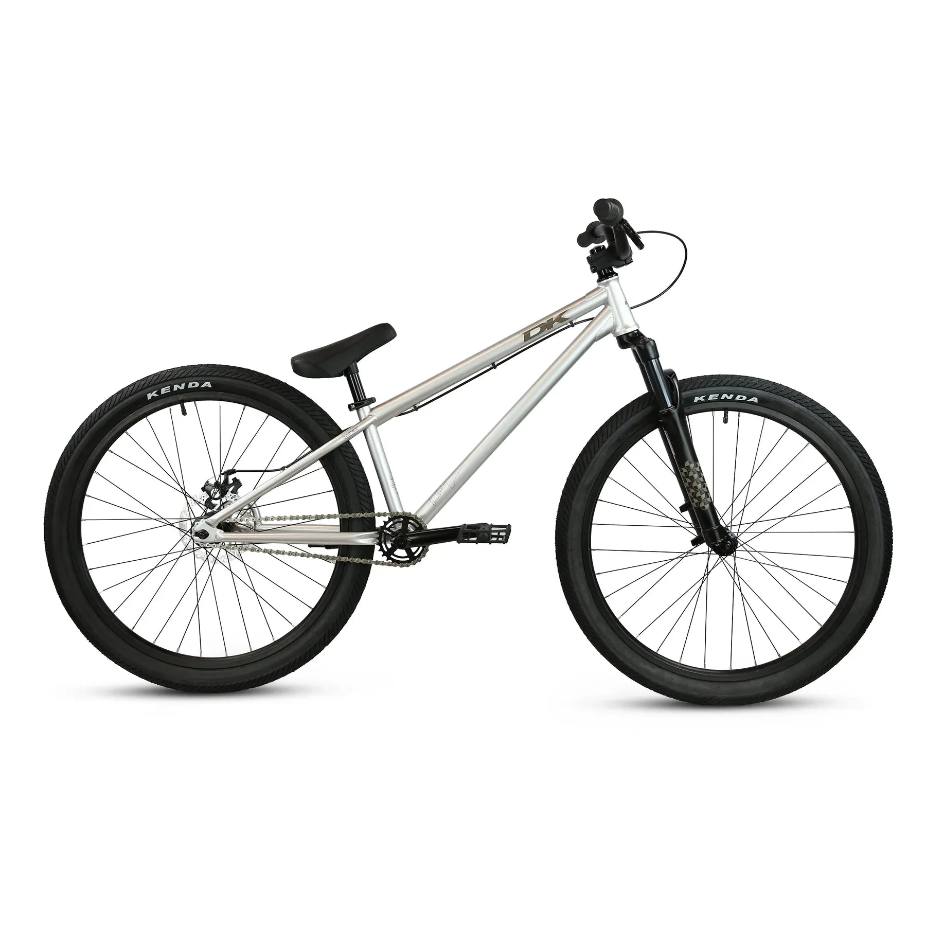 DK Lunex 26" Complete Dirt Jumper Bike - Silver