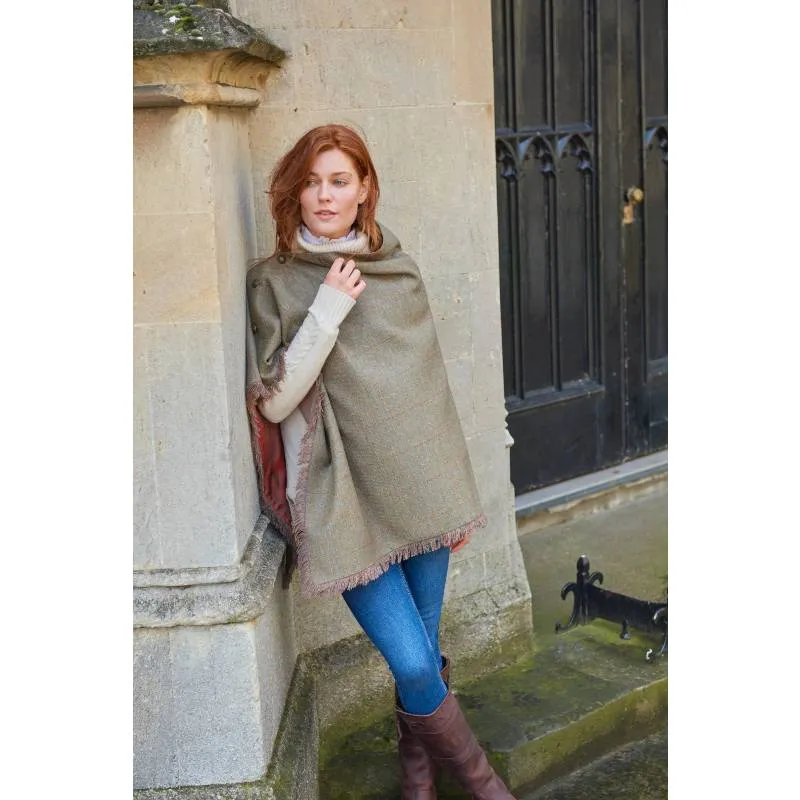 Dubarry Hazelwood Ladies Tweed Poncho - Burren