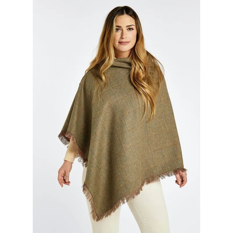 Dubarry Hazelwood Ladies Tweed Poncho - Burren