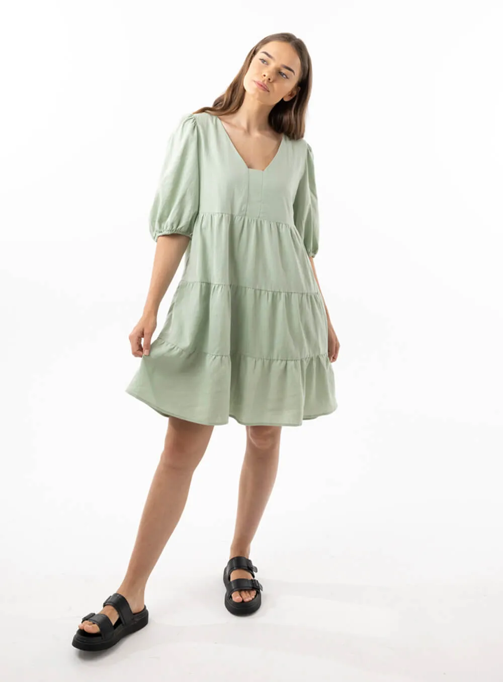 Eleanor Dress-SAGE